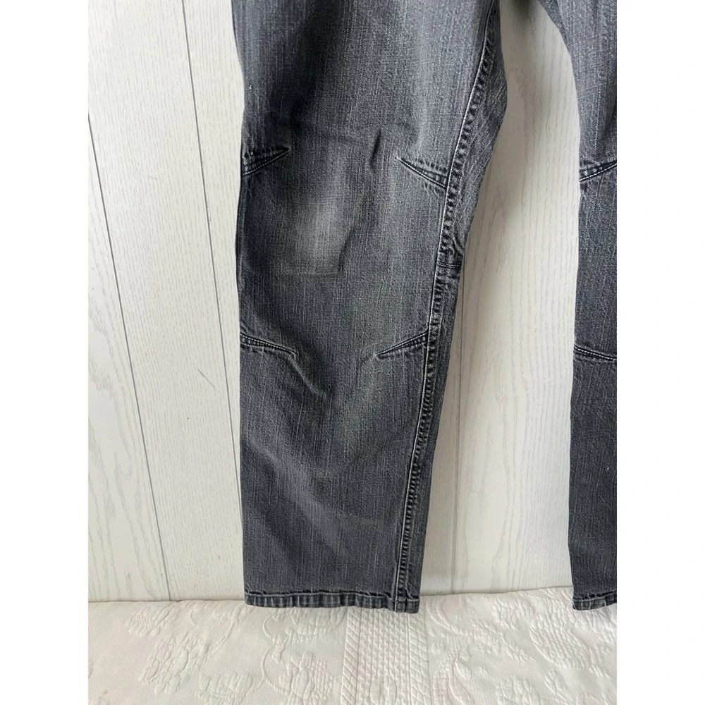 Kuhl Mens RIOT Pants Jeans Vintage Patina Dye 36x28 Faded Black Stretch Hiking